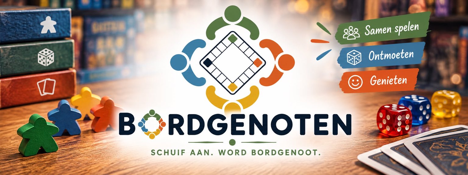 Bordgenoten — schuif aan, word bordgenoot. Samen spelen, ontmoeten, genieten.